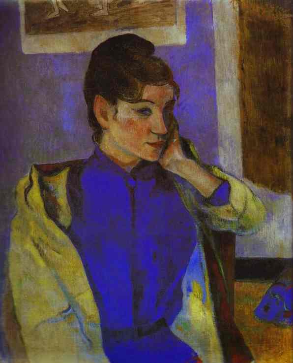 Madeleine Bernard. <br>1888. Oil on canvas. <br>Muse de Peinture et de Sculpture, Grenoble, France.