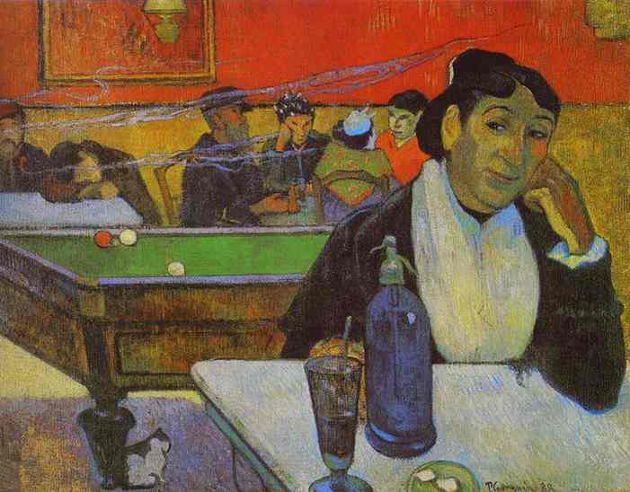Night Caf at Arles. <br>1888. Oil on canvas. <br>The Pushkin Museum of Fine Art, Moscow, Russia