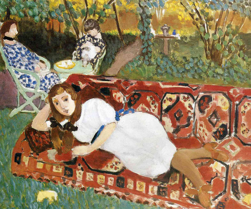 Young Women in the Garden, 1919