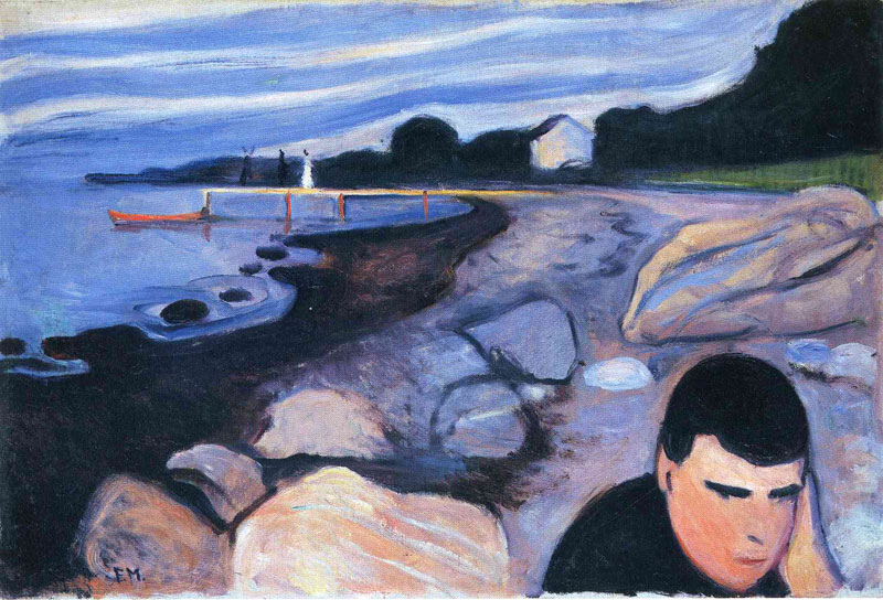 - Melancholy, 1892,<br>ղڣNational Gallery, Oslo