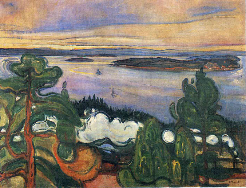 - Train smoke, 1900, <br>ղڣThe Munch Museum