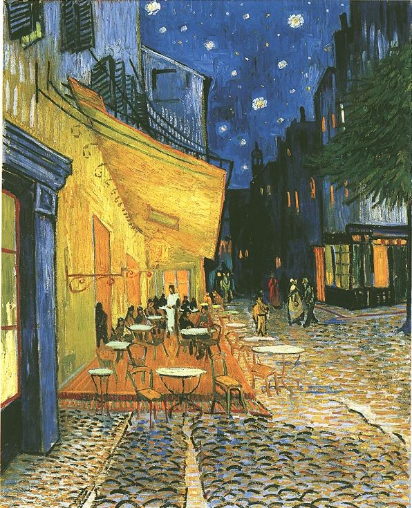 Cafe Terrace on the Place du Forum, Arles, at Night, The