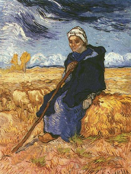 Shepherdess, The (after Millet) 
