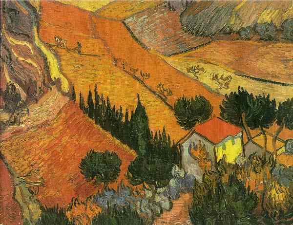 Valley with Ploughman Seen from Above 