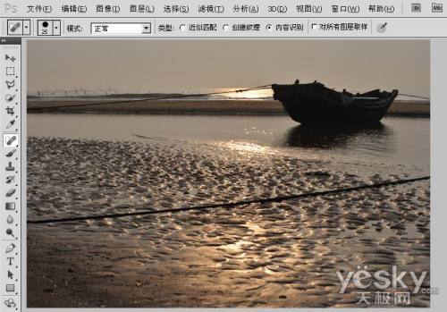 Photoshop CS5智能填充内容识别揭秘