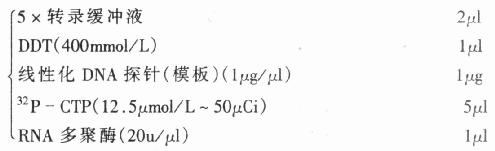 标记液(转录标记)